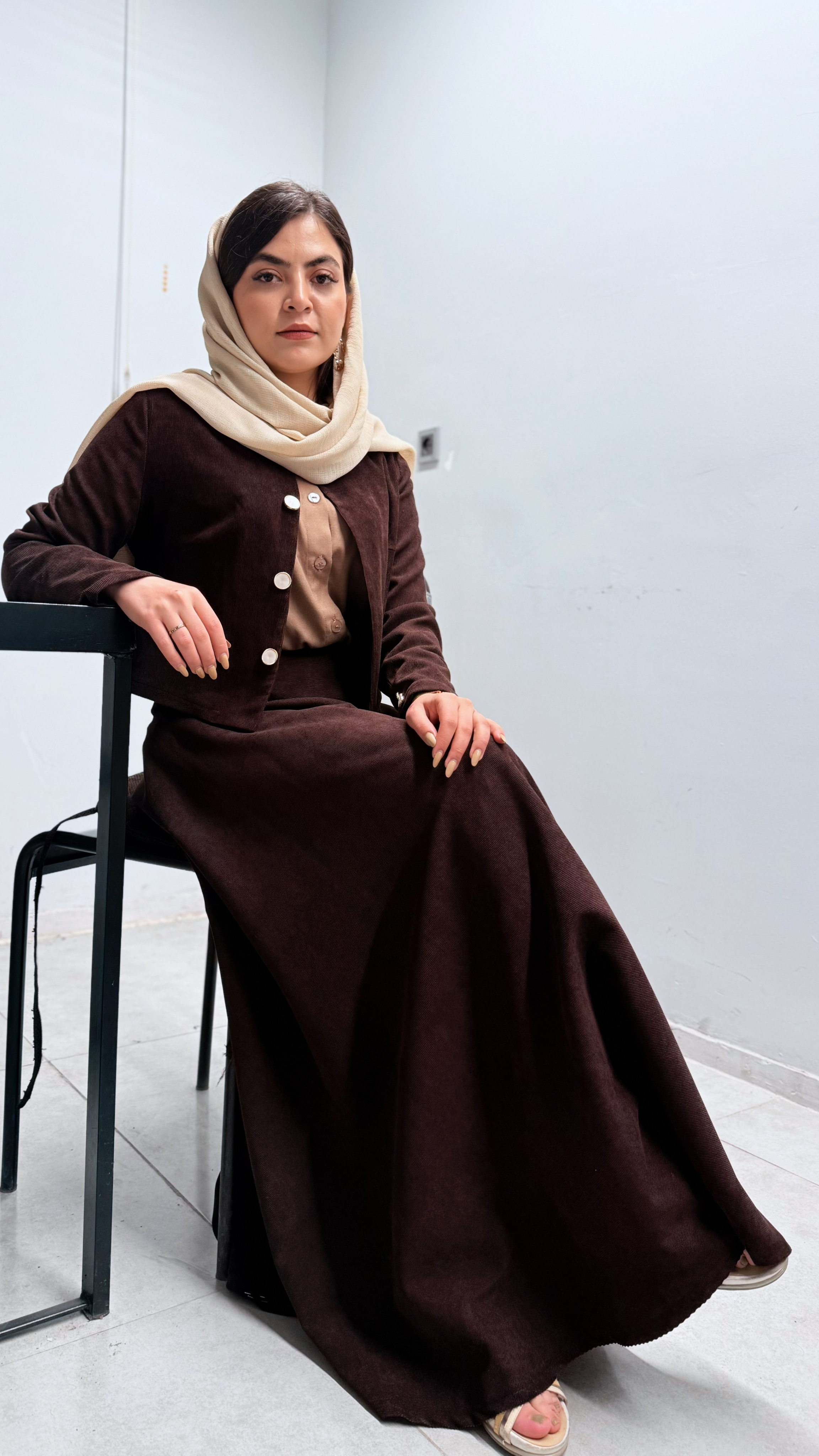 ست پاییزی کت دامن کبریتی